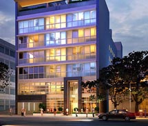 The Hotel Wilshire recently opened in the Miracle Mile area of Los Angeles. // (c) 2011 Hotel Wilshire